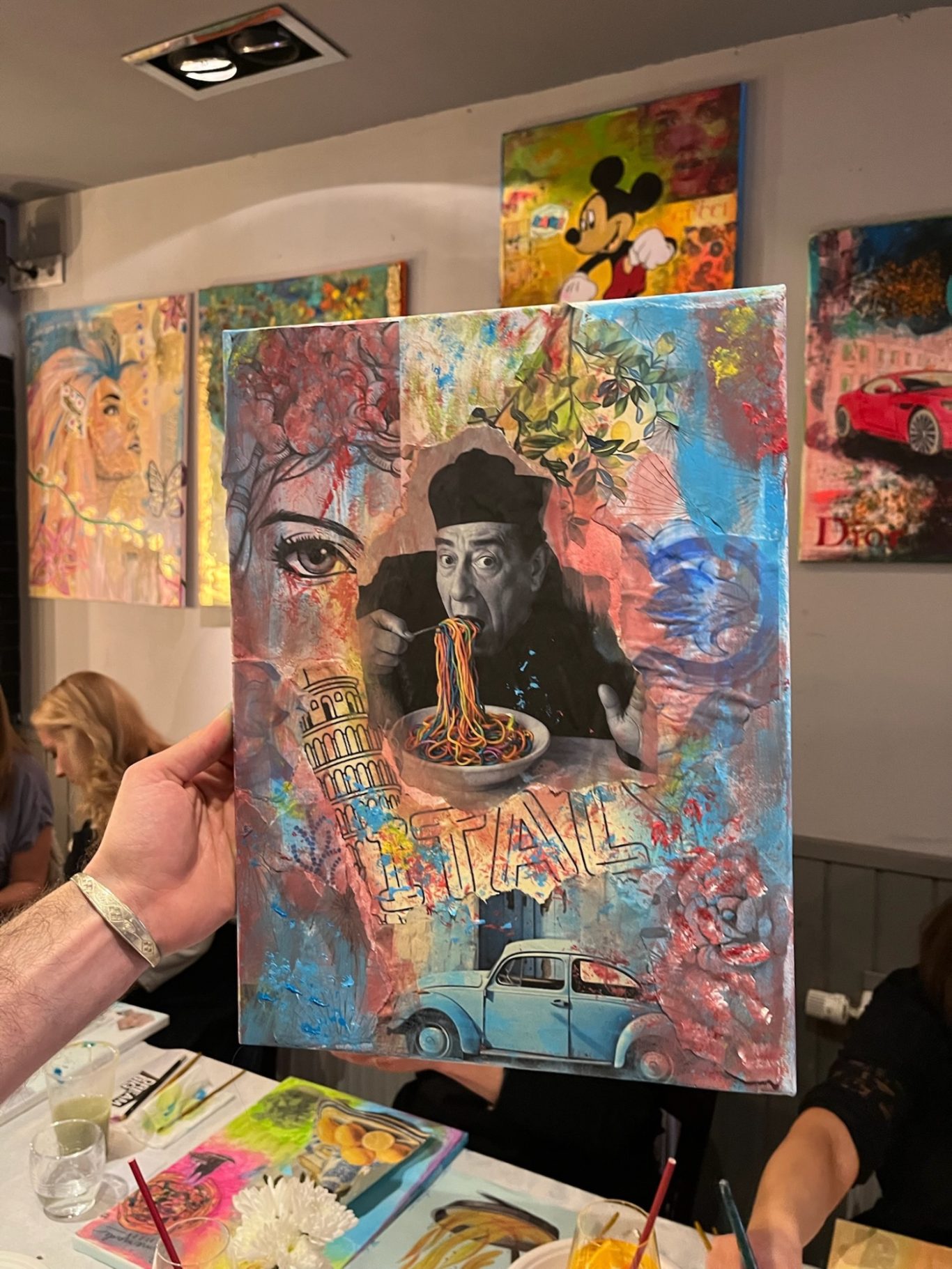 Mixed Media - La Dolce Vita Art Style